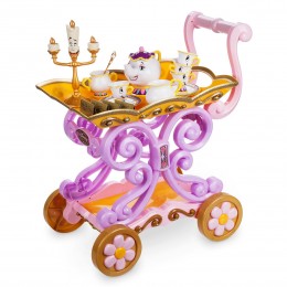 Disney Beauty And The Beast ''be Our Guest'' Singing Tea Cart Play Set