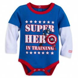 Disney Captain America Bodysuit For Baby | Marvel