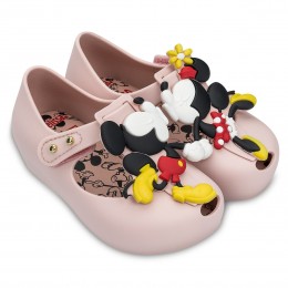 Disney Mickey And Minnie Mouse Kissing Mary Jane Flats For Kids By Melissa Trainers