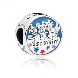 Disney Mickey Mouse And Friends ''1St Visit'' Charm By Pandora