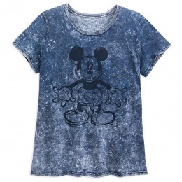 Disney Mickey Mouse Mineral Wash Shirts For Woman - Plus 