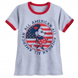 Disney Minnie Mouse Americana Shirts For Lady