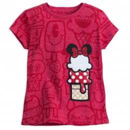 Disney Minnie Mouse Ice Cream Cone Tee For Girls